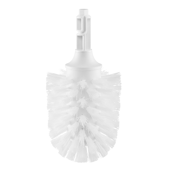 WC-Bürstenkopf weiß mit Kunststoff-Adapter (passend zu Keuco)
